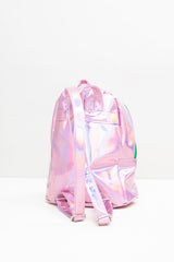 Pembe Hologram Sırt Çantası