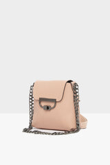 Pudra Kilitli Yandan Droplu Mini Çanta