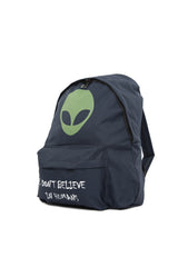 Lacivert Ufo Baskılı Sırt Çantası