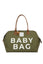 Haki Baby Bag Baskılı Bebek Bakım Çantası