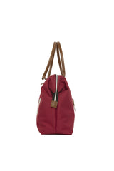 Bordo Pug Baskılı Omuz Askılı Çanta