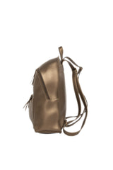 Bakır Çift Yan Fermuarlı Sırt Çantası
