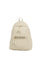 Krem Çift Yan Fermuarlı Sırt Çantası