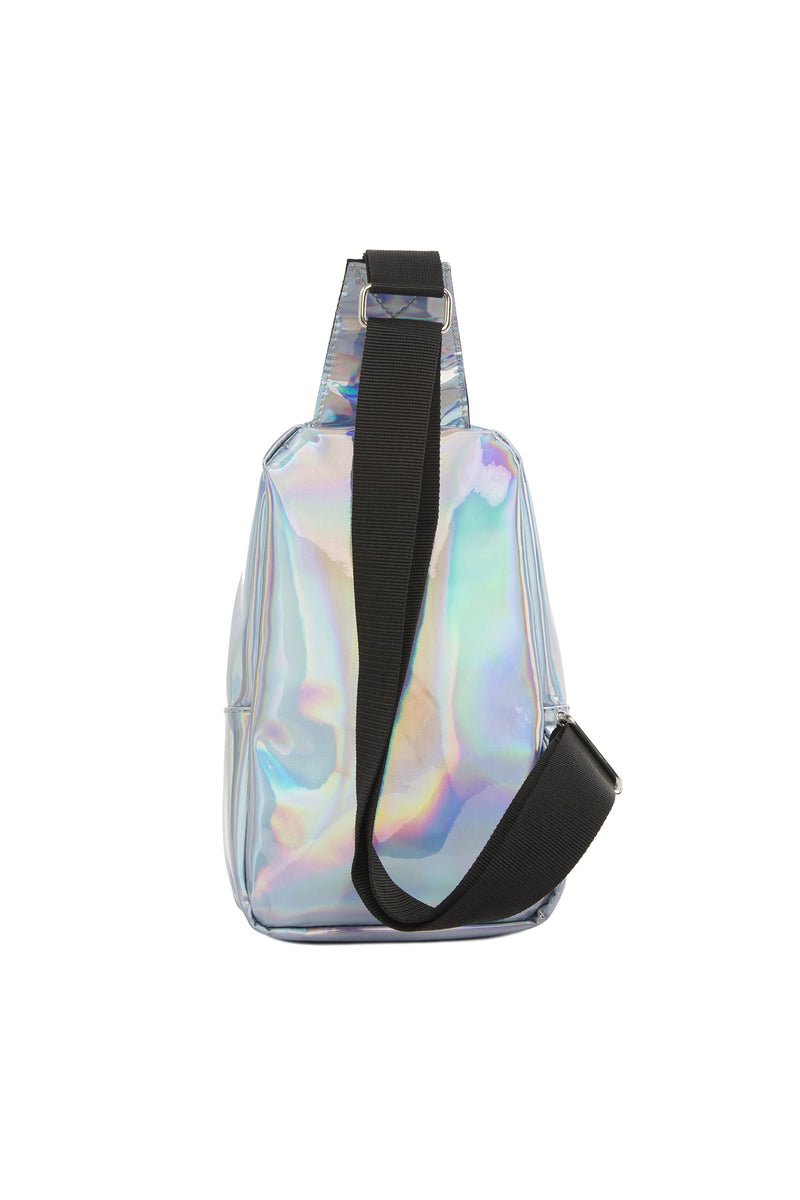 Mavi Hologram Çapraz Çanta