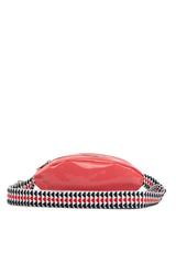 Pembe Oval Renkli Askılı Çapraz Top Çanta