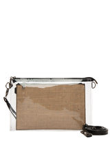 Vizon Şeffaf Hasır Portföy Çanta