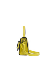 Sarı Mini Toka Detaylı Askılı Çanta