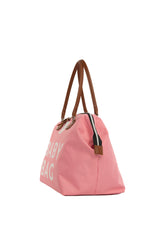 Pembe Baby Bag Baskılı Bebek Bakım Çantası