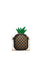 Siyah Ananas Çapraz Mini Çanta