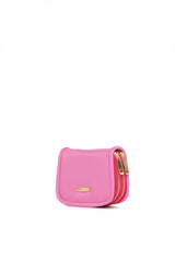 Pembe Oval Çift Fermuarlı Cüzdan