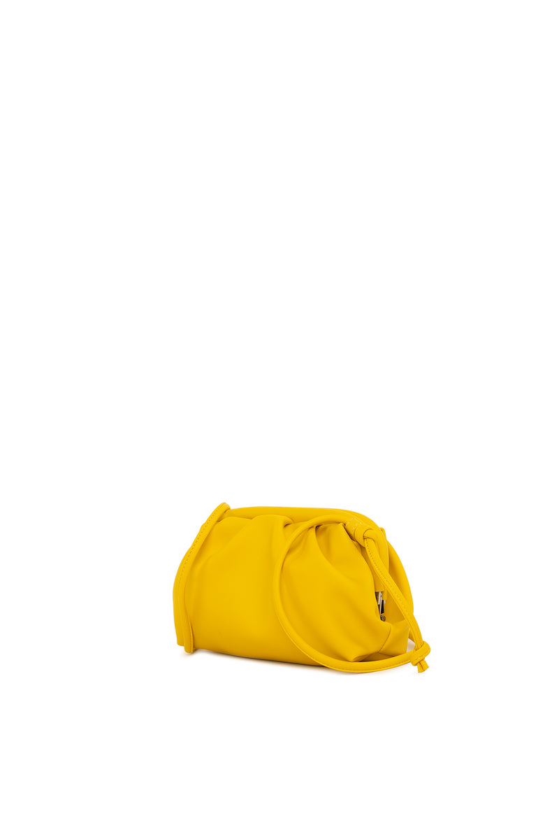 Sarı Burslu Mini Bohça Çanta