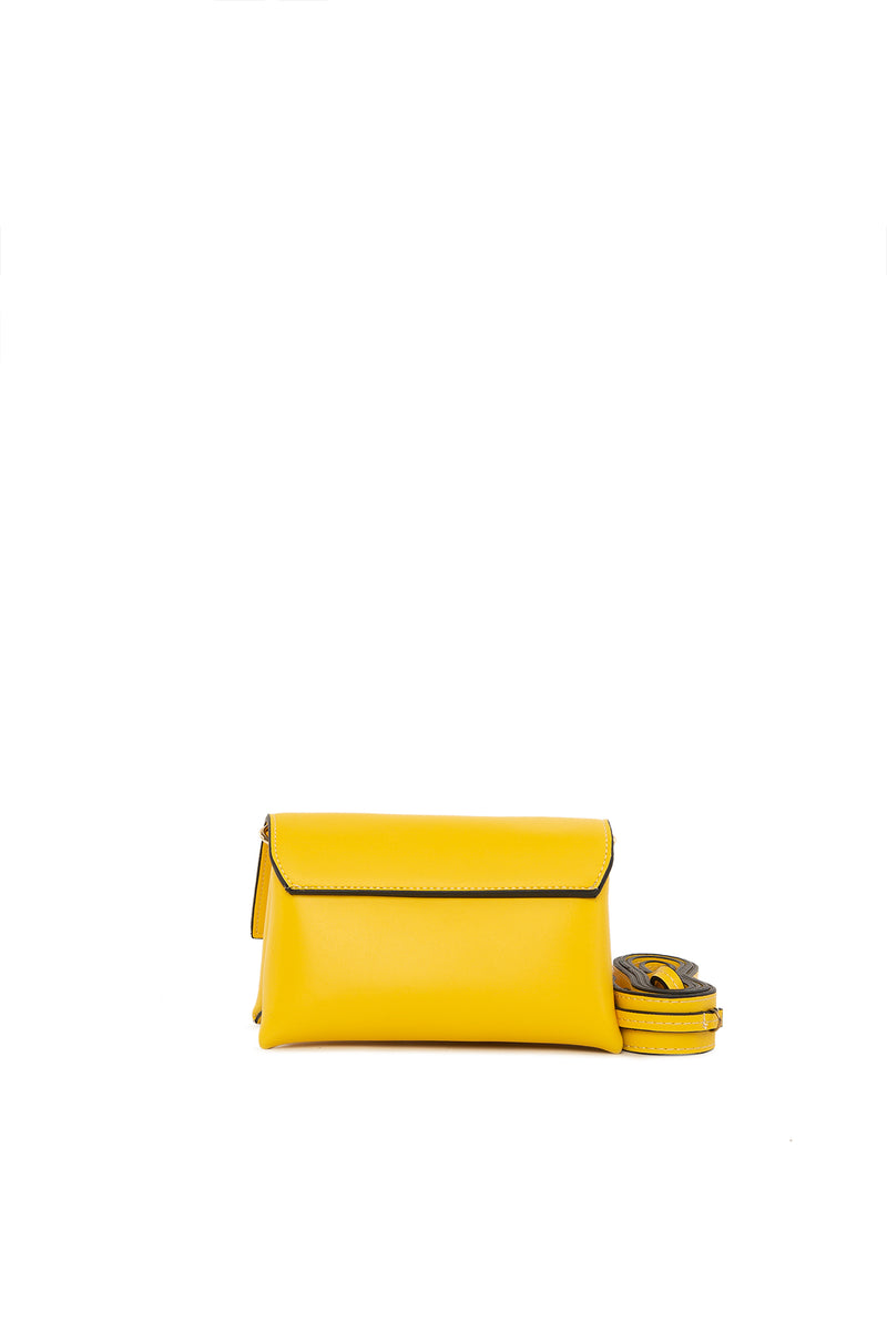 Sarı İkili Mini Çanta
