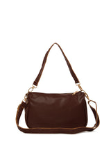 Bordo Mini Baget Çanta