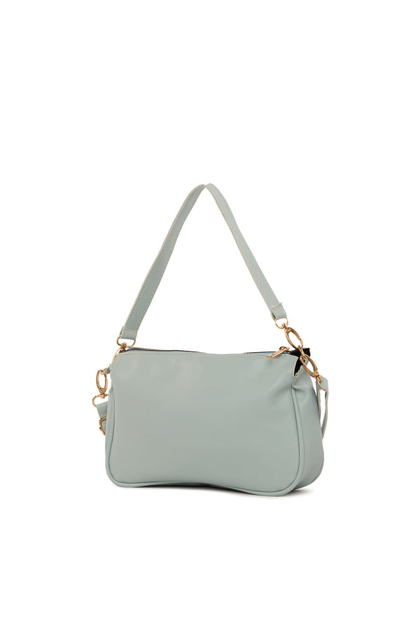 Mavi Mini Baget Çanta