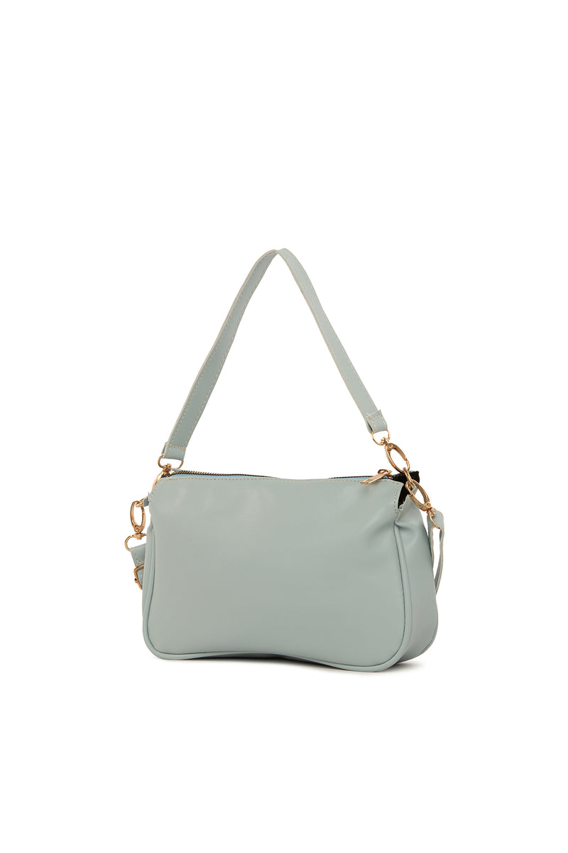 Mavi Mini Baget Çanta