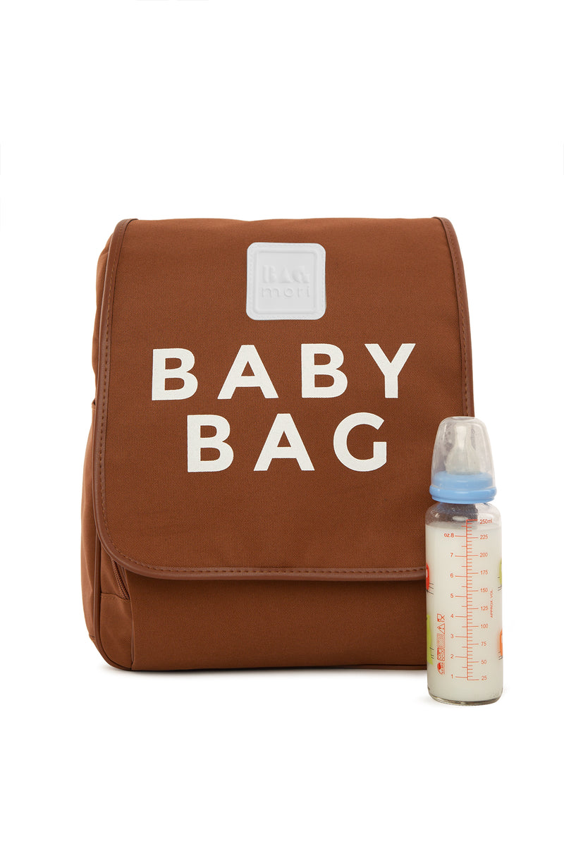 Taba Baby Bag Baskılı Kapaklı Sırt Çantası